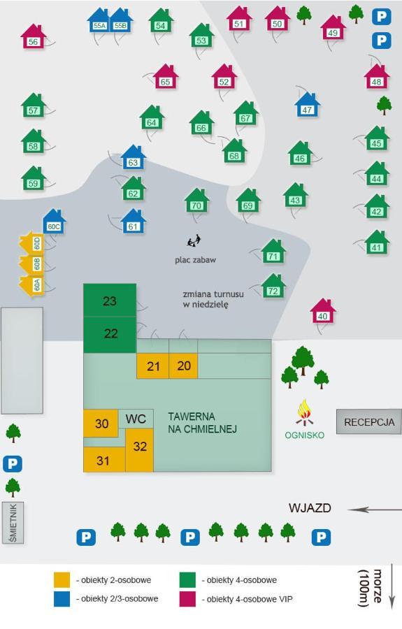 Osrodek Wczasowy Lesny Resort Mielno 梅尔诺 外观 照片